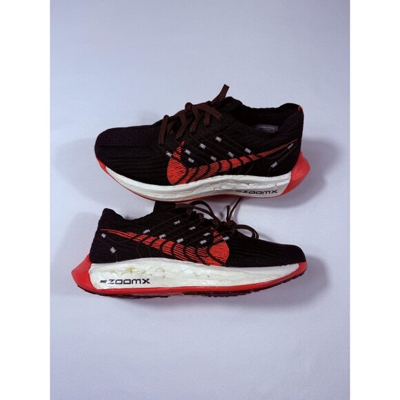 New Nike Pegasus Turbo Next Nature Shoes Womens Size 5.5 Black Red ZoomX Running - Picture 1 of 8